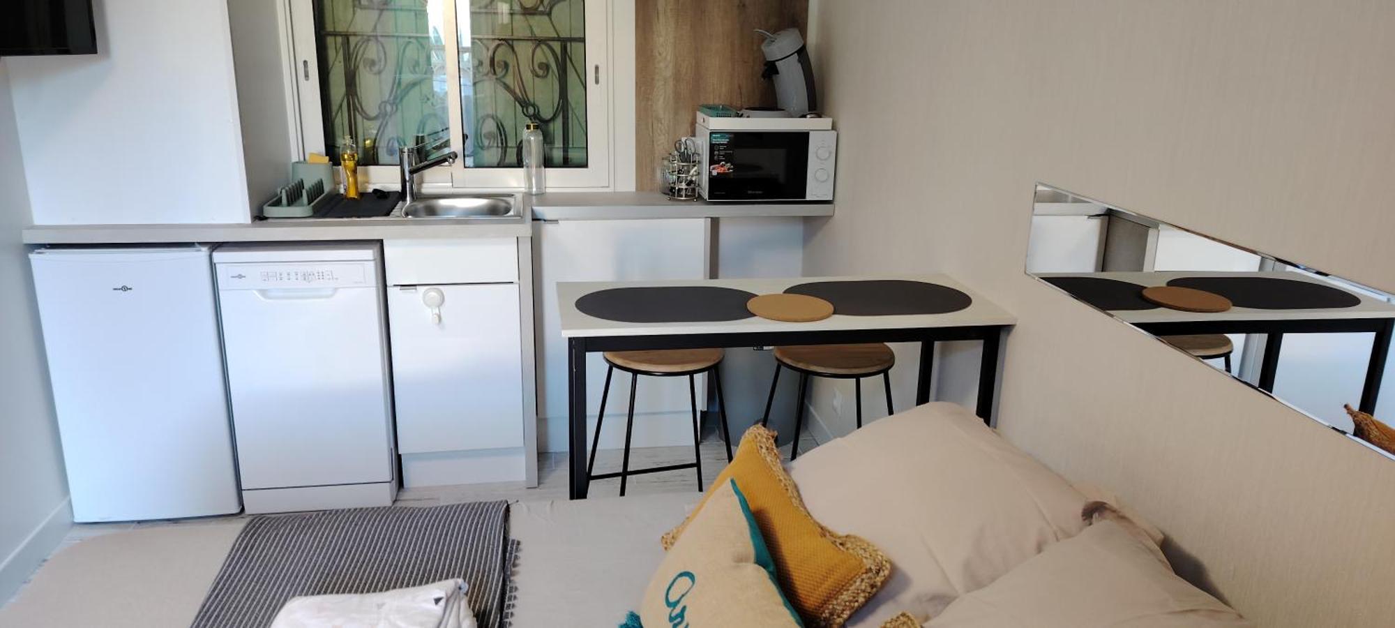 Studio Cosy Balneo Avec Jardin Le Barcarès Kültér fotó